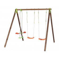 PORTIQUE BOIS/MÉTAL 3 AGRÈS...