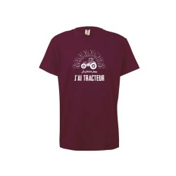 TSHIRT IMPRIMÉ TRACTEUR ENFANT
