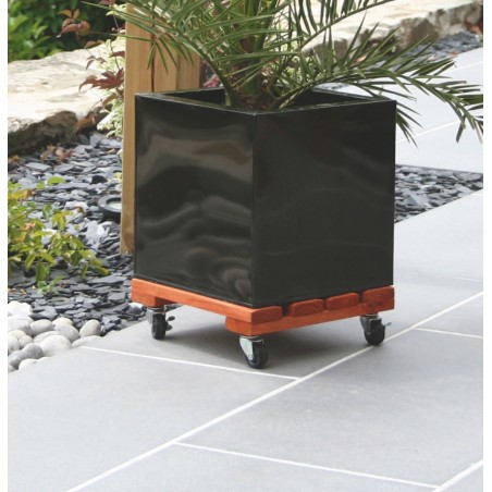 SUPPORT POT A ROULETTES LASURE 40X40 SUPPORT POT A ROULETTES LASURE 40X40