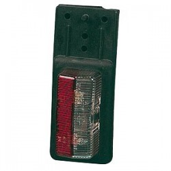 FEU GABARIT ROUGE ET BLANC S/SUPPORT