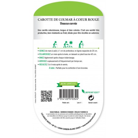 CAROTTE COLMAR COEUR ROUGE cat1 CAROTTE COLMAR COEUR ROUGE cat1