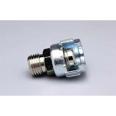 RACCORD SEMI-RAPIDE 1/4 MX 1/4 M + ECROU 1/4 RACCORD SEMI-RAPIDE 1/4 MX 1/4 M + ECROU 1/4