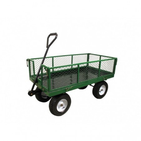 CHARIOT DE JARDIN GRILLAGÉE 4 ROUES CHARIOT DE JARDIN GRILLAGÉE 4 ROUES