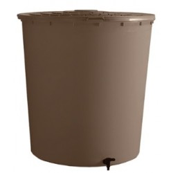 CUVE A EAU CYLINDRIQUE 350 L TAUPE
