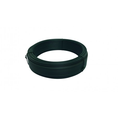 FIL TENSION PLASTIFIE VERT Diamètre 2.4mm LONG 100M FIL TENSION PLASTIFIE VERT Diamètre 2.4mm LONG 100M