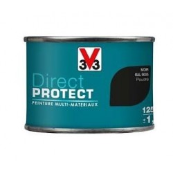 PEINTURE MULTI-MATERIAUX DIRECT PROTECT NOIR POUDRE 125ML