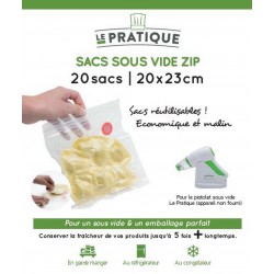 SACS SOUS VIDE GAUFRES ZIP...
