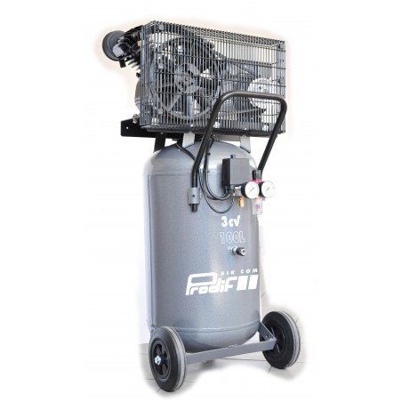 COMPRESSEUR 100L TETE V FONTE VERTICAL MONO 3CV COMPRESSEUR 100L TETE V FONTE VERTICAL MONO 3CV