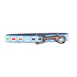 LAISSE CHIEN BLEU M 1.2M 20MM