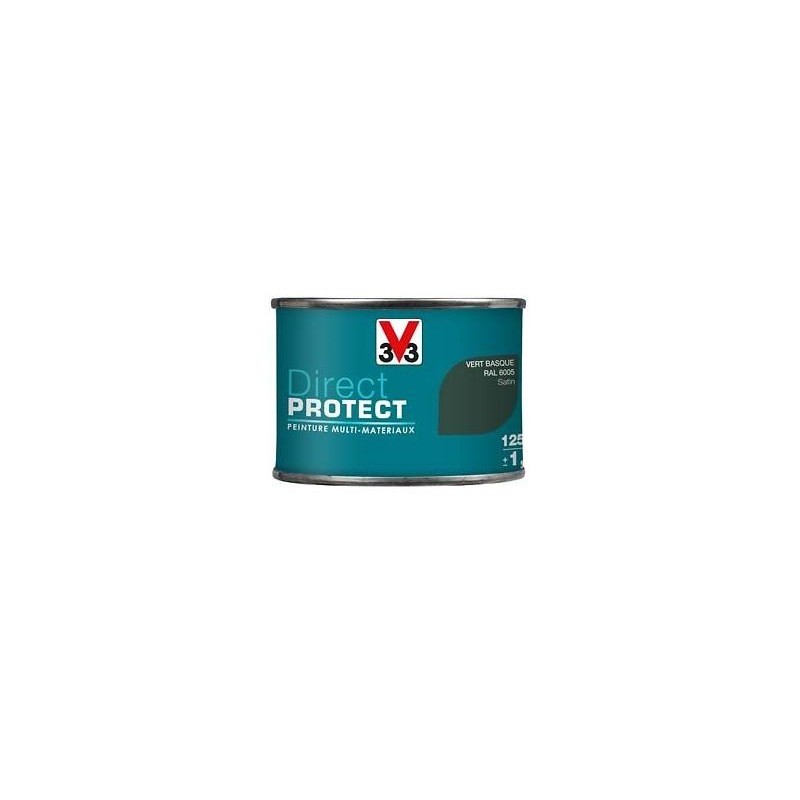 PEINTURE MULTI-MATERIAUX DIRECT PROTECT VERT BASQUE SATIN 125ML