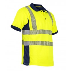 POLO HAUTE VISIBILITÉ JAUNE...