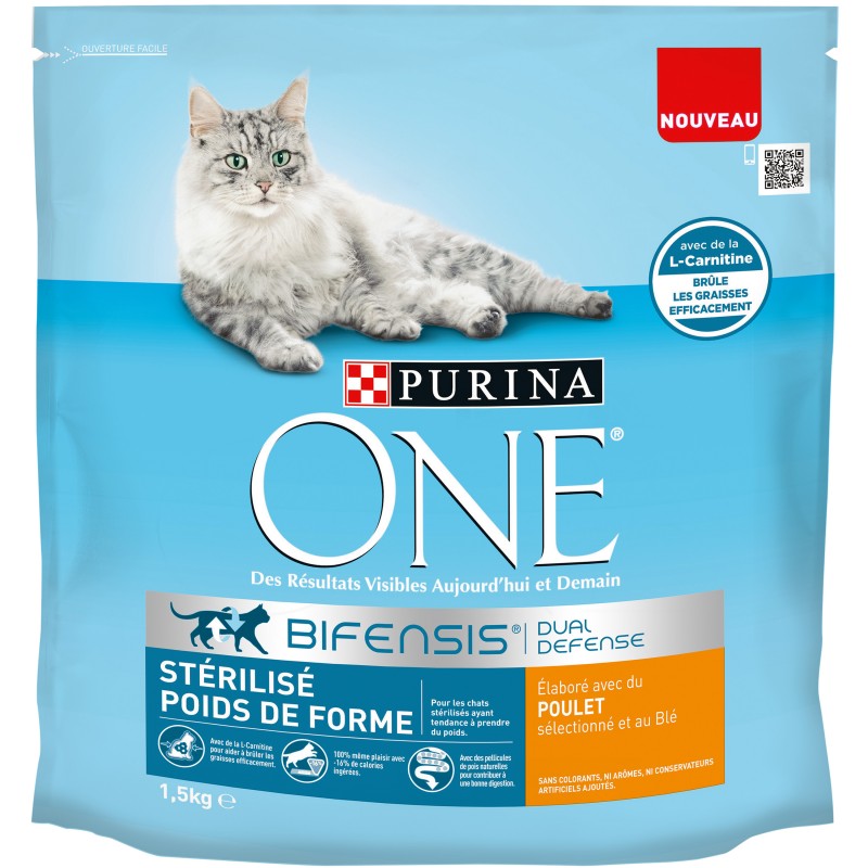 Croquette chat Purina One, pour toutes races et tailles