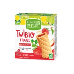 TWIBIO FOURRÉ FRAISE X6 150G