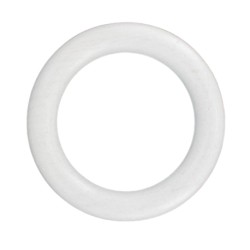 ANNEAUX BOIS Ø28 BLANC X10...