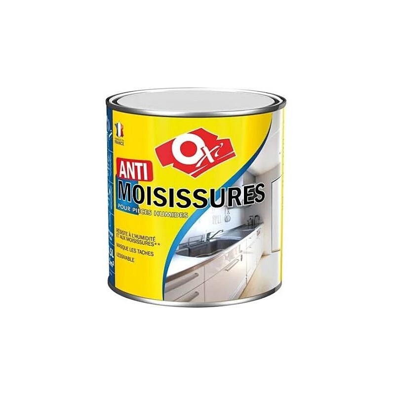 Peinture Anti-moisissures 0.5 litre blanc - OXI - - 38335Générique