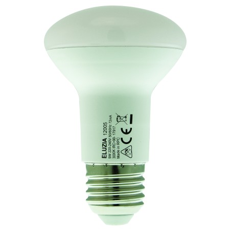 Ampoule LED SMD E27 Spot R63 8.5 W : 60 W Blanc froid 6000 K - ELUZIA