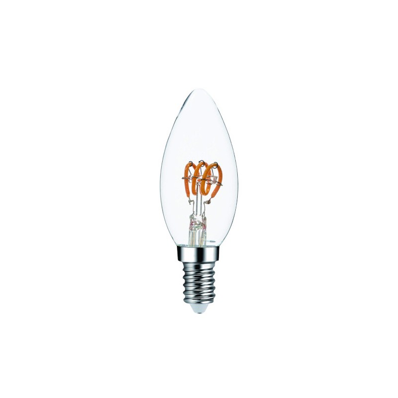 Ampoule LED flamme filament E14 2W