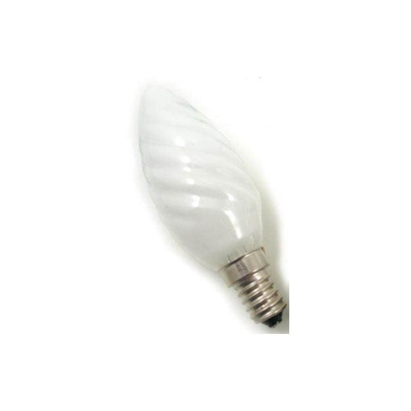 Ampoule LED Filament E14 Flamme Milky 1 W : 10 W Blanc chaud 3000