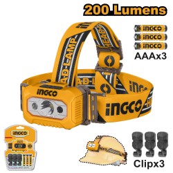 LAMPE FRONTALE À PILES...