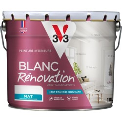 BLANC RÉNOVATION MAT 10L - V33