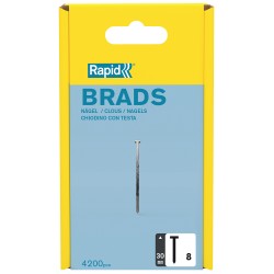 Pointes n°8/30mm de Rapid,...