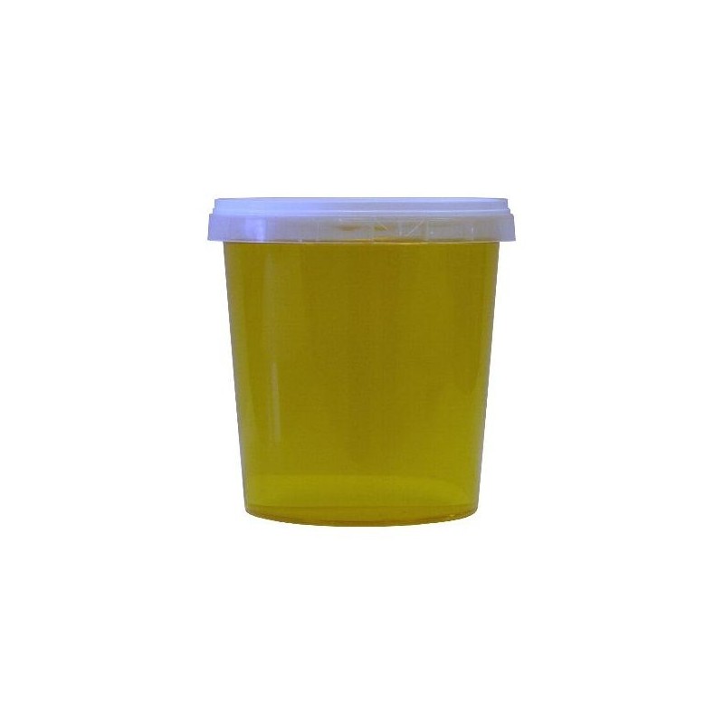 POTS MIEL PLASTIQUE NEUTRE TRANSPARENT 1KG X10