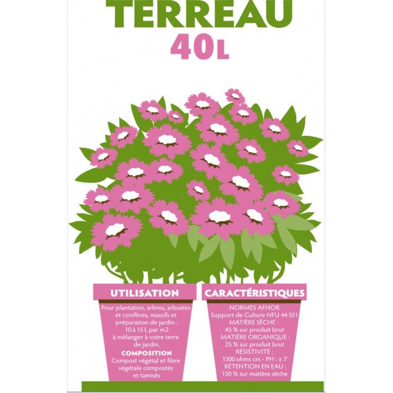 TERREAU UNIVERSEL BIO 40L