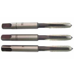 JEU DE 3 TARAUDS MAIN ACIER...