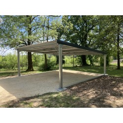 ABRI METAL 1 PENTE 5X4M 4...