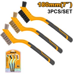 JEU DE 3 BROSSES NYLON...