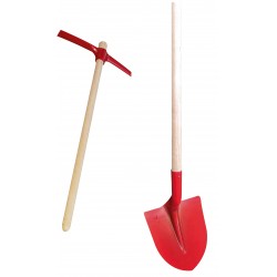 LOT PELLE + PIOCHE...