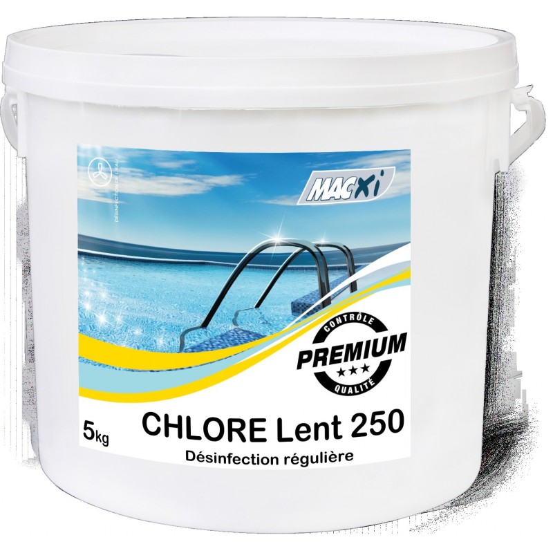 CHLORE LENT 90 250G MACXI 5KG CHLORE LENT 90 250G MACXI 5KG