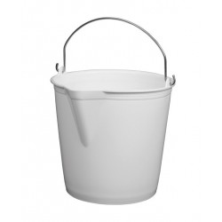 SEAU A BEC 13 L GRADUE ANSE INOXYDABLE ALIMENTAIRE