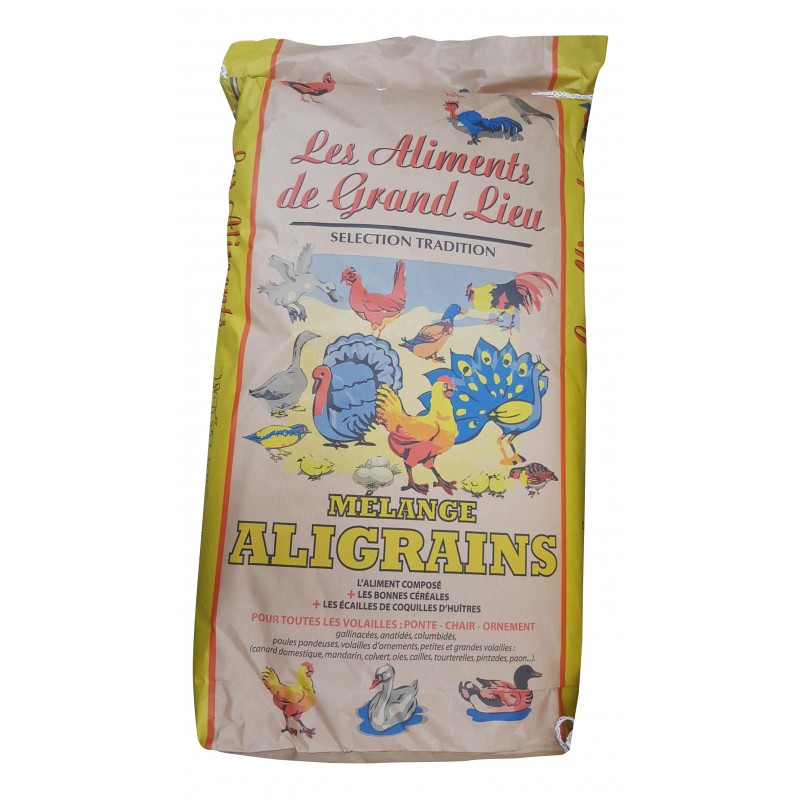 MELANGE GRAINS TOUTES VOLAILLES SAC DE 25 KG MELANGE GRAINS TOUTES VOLAILLES SAC DE 25 KG