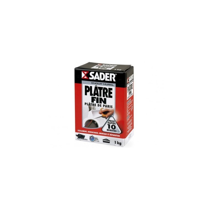 Sader Ciment Blanc 1kg (Boîte carton)