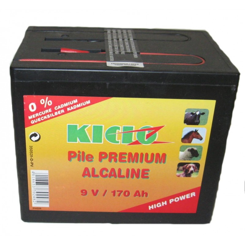 PILE CLOTURE 9V 170AH PREMIUM