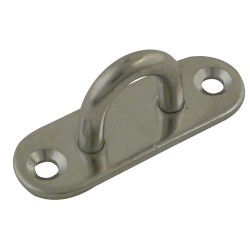 Platine à oeil inox Dim....