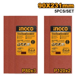 ABRASIFS 90X231MM X5 - INGCO