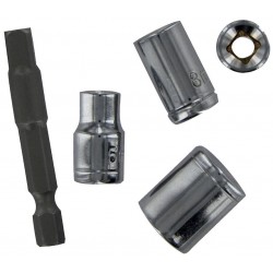 LOT 4 DOUILLES Ø6 A 13MM +...