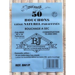 BOUCHONS LIÈGE NATURELS X50...