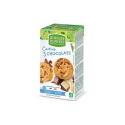 COOKIES 3 CHOCOLATS 175G BIO