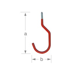 CROCHET GAINÉ À VISSER TYPE B