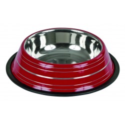 ECUELLE INOX CHAT ANTI-GLISSE 200 ML COLORIS ASSOR