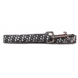 LAISSE CHIEN NOIR M 1.2M 20MM