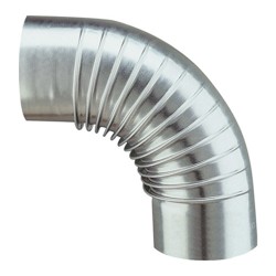 COUDE PLISSÉ ALUMINIÉ 90°...