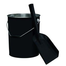 SEAU + PELLE À CENDRES NOIR...