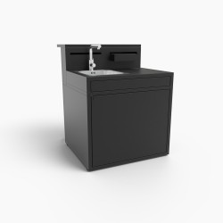 SUPPORT ÉVIER ACIER FERMÉ...