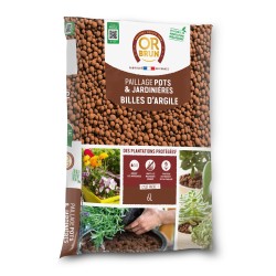 BILLES D'ARGILE OR BRUN 6L