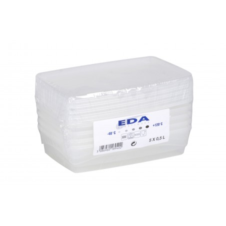 BOITE CONGELATION 0.5 L LOT DE 5