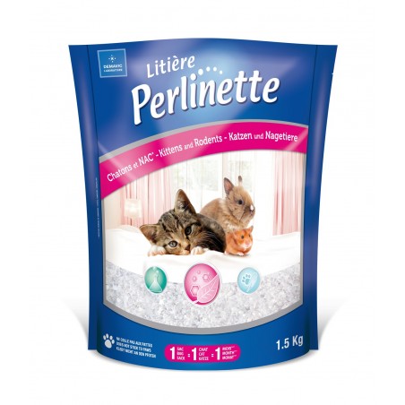 LITIERE CHATON NAC PERLINETTE MICRO GRANULES 1.5 KG